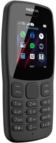 Сотовый телефон GSM Nokia Model 106 DUAL SIM GREY 16NEBD01A02, темно-серый фото 2