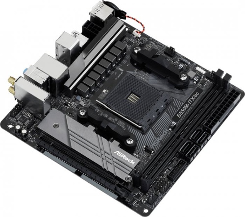 Мат. плата SocketAM4 ASRock B550M-ITX/AC фото 2