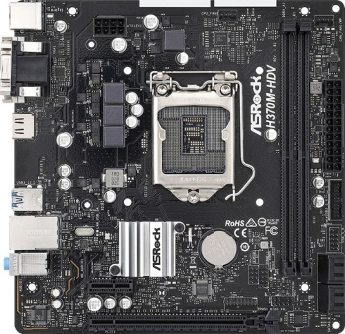 Мат. плата Socket1151v2 ASRock H370M-HDV