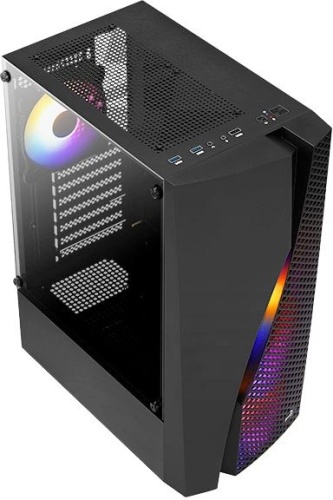 Корпус Miditower Aerocool Wave-G-BK-v2 черный ACCM-PV35043.11 фото 7