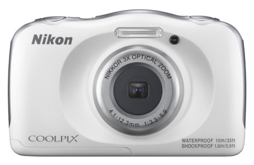 Цифровой фотоаппарат Nikon CoolPix W100 белый VQA010K002