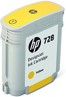 Оригинальный струйный картридж Hewlett Packard 728 F9J61A жёлтый