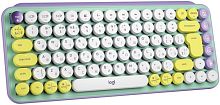 Клавиатура Logitech POP Keys зеленый/сиреневый 920-010717