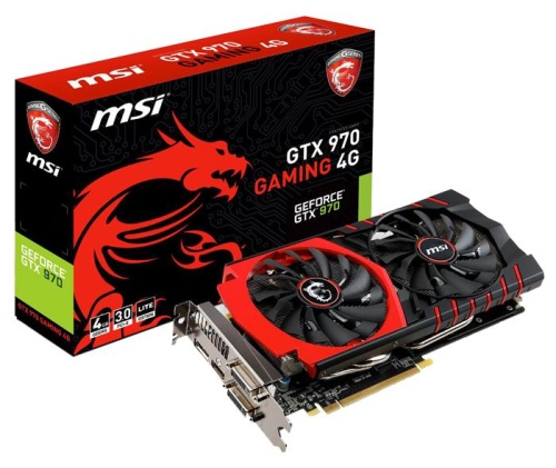 Видеокарта PCI-E MSI 4096 Мб GTX 970 GAMING 4G фото 6