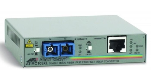 Медиаконвертер Allied Telesis Media Converter 100BaseTX to 100BaseFX AT-MC101XL-YY