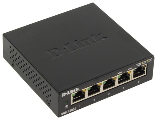 Коммутатор неуправляемый D-Link DGS-1005D/I3A