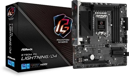 Мат. плата Socket1700 ASRock Z790M PG LIGHTNING/D4 фото 6