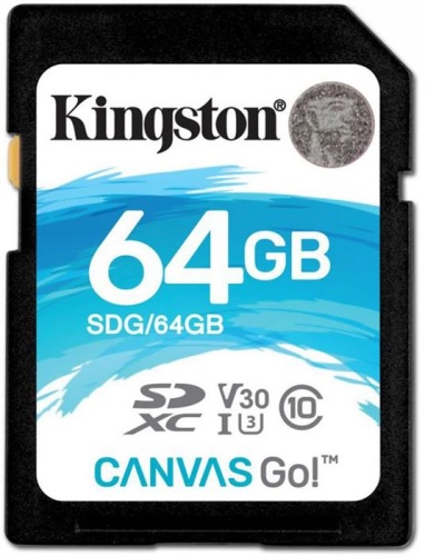 Карта памяти SDXC Kingston 64Gb SDG/64GB