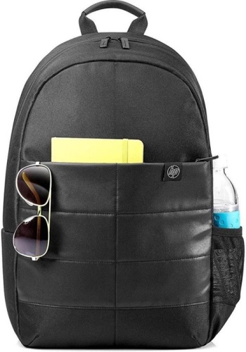 Рюкзак для ноутбука Hewlett Packard 15.6 Classic черный нейлон (1FK05AA) фото 2 Рюкзак для ноутбука Hewlett Packard 15.6 Classic черный нейлон (1FK05AA) фото 2