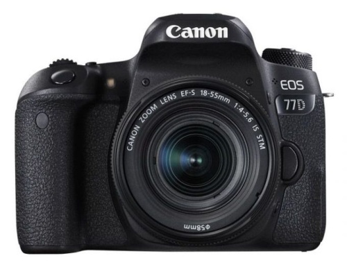 Цифровой фотоаппарат Canon EOS 77D черный 1892C017