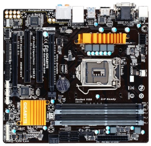 Мат. плата Socket1150 GIGABYTE GA-H97M-D3H