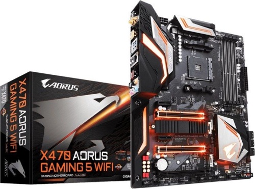 Мат. плата SocketAM4 GIGABYTE X470 AORUS GAMING 5 WIFI фото 4