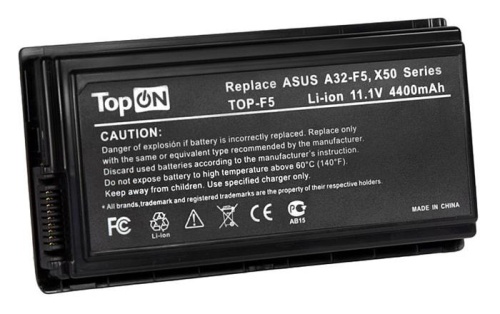 Аккумулятор для ноутбука TopON TOP-F5