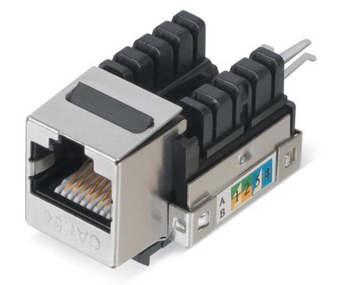 Модуль-вставка Cabeus KJ-RJ45-Cat.5E-SH-90 фото 3 Модуль-вставка Cabeus KJ-RJ45-Cat.5E-SH-90 фото 3