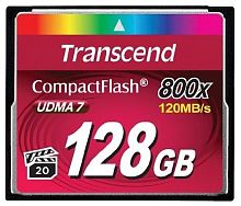 Карта памяти CF Transcend 128 Гб CF800 TS128GCF800