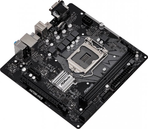 Мат. плата Socket1200 ASRock H470M-HVS фото 2