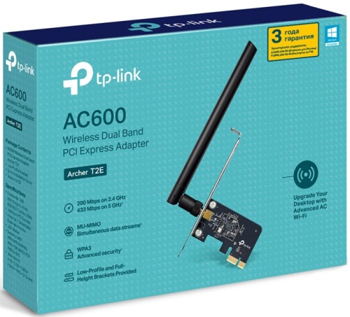 Сетевой адаптер WiFi TP-Link Archer T2E ARCHER T2E фото 3