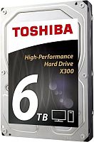 Жесткий диск SATA HDD Toshiba 6Tb HDWE160EZSTA X300