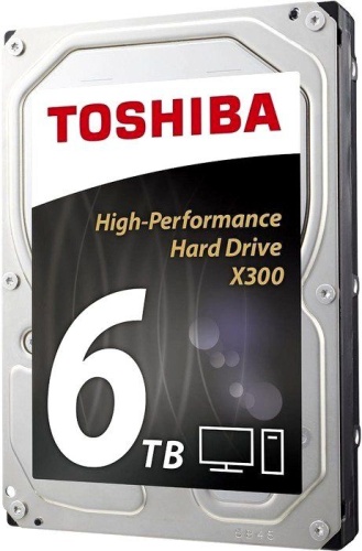 Жесткий диск SATA HDD Toshiba 6Tb HDWE160EZSTA X300