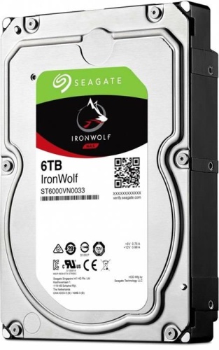 Жесткий диск SATA HDD Seagate 6Tb Ironwolf ST6000VN0033 Жесткий диск SATA HDD Seagate 6Tb Ironwolf ST6000VN0033