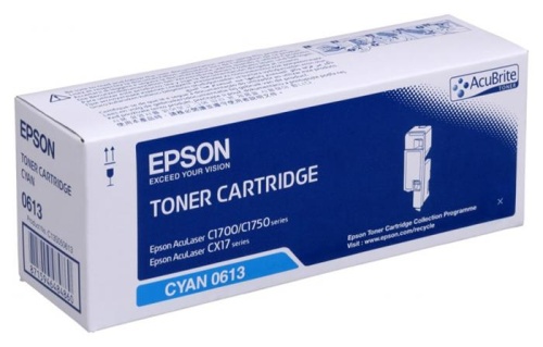 Оригинальный лазерный картридж Epson S050613 Cyan C13S050613