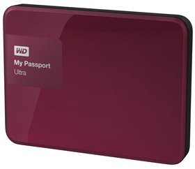 Внешний жесткий диск 2.5 Western Digital 1000ГБ My Passport Ultra WDBDDE0010BBY
