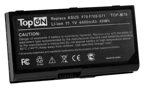 Аккумулятор для ноутбука TopON TOP-M70 Аккумулятор для ноутбука TopON TOP-M70