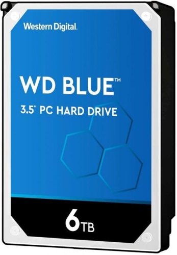 Жесткий диск SATA HDD Western Digital 6ТБ Blue WD60EZAZ