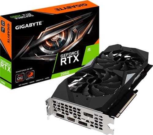 Видеокарта PCI-E GIGABYTE 6144Mb GeForce RTX 2060 GV-N2060WF2OC-6GD фото 6