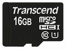 Карта памяти Micro SDHC Transcend 16ГБ TS16GUSDCU1