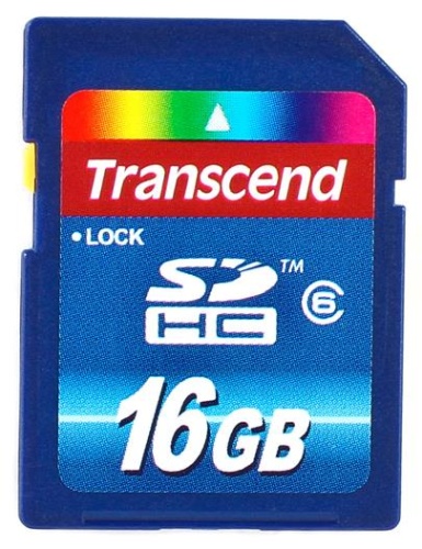 Карта памяти SDHC Transcend 16ГБ TS16GSDHC6 Карта памяти SDHC Transcend 16ГБ TS16GSDHC6