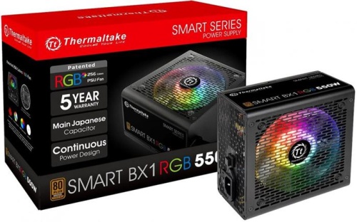 Блок питания Thermaltake 550W Smart BX1 RGB (PS-SPR-0550NHSABE-1) фото 6