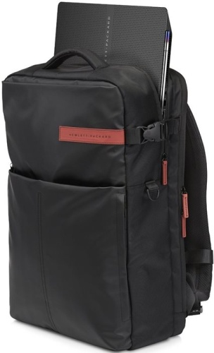 Рюкзак для ноутбука Hewlett Packard 17.3 Omen Gaming черный/красный (K5Q03AA) фото 6 Рюкзак для ноутбука Hewlett Packard 17.3 Omen Gaming черный/красный (K5Q03AA) фото 6