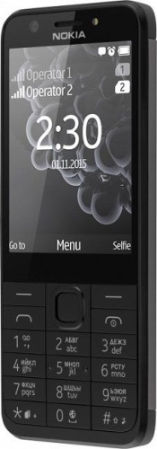 Сотовый телефон GSM Nokia Model 230 DUAL SIM DARK SILVER A00026971, темно-серебристый фото 2
