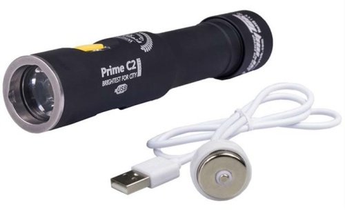 Фонарь Armytek Prime C2 Pro XHP35 Magnet USB (белый свет) + 18650 Li-Ion F05901SC