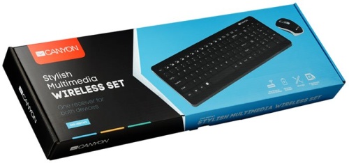 Комплект клавиатура + мышь CANYON CNS-HSETW3-RU фото 2 Комплект клавиатура + мышь CANYON CNS-HSETW3-RU фото 2