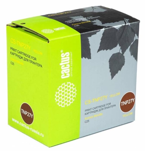 Картридж совместимый лазерный Cactus CS-TNP27Y желтый Картридж совместимый лазерный Cactus CS-TNP27Y желтый