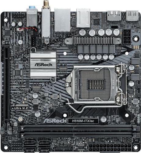 Мат. плата Socket1200 ASRock H510M-ITX/AC