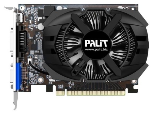 Видеокарта PCI-E Palit 2048МБ GeForce GT740 OC NE5T740S1341-1073FBulk