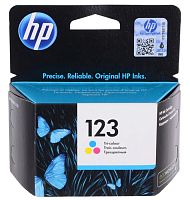 Оригинальный струйный картридж Hewlett Packard 123 Tri-colour (Цветной) F6V16AE