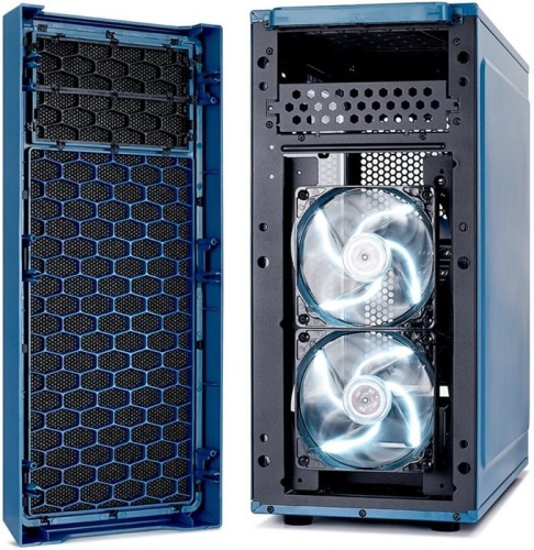 Корпус Miditower Fractal Design Focus G Blue, Window фото 9