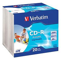 Диск CD-R Verbatim 700МБ 52x 43424