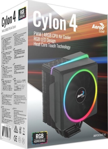 Кулер для процессора Aerocool Cylon 4 CYLON 4 ARGB PWM 4P фото 8