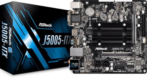 Мат. плата с CPU ASRock J5005-ITX фото 5