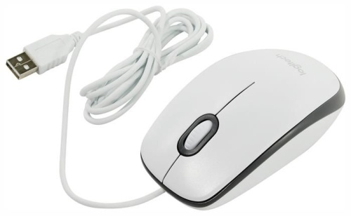 Мышь Logitech Mouse M100 White USB 910-005004 Мышь Logitech Mouse M100 White USB 910-005004