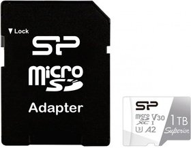   micro SDXC Silicon Power 1Tb SP001TBSTXDA2V20SP Superior + adapter