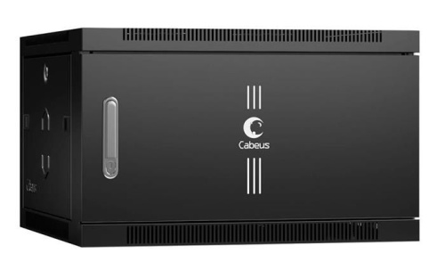 Шкаф телекоммуникационный Cabeus SH-05F-6U60/45m-BK Шкаф телекоммуникационный Cabeus SH-05F-6U60/45m-BK