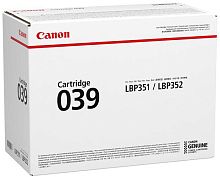 Тонер-картридж оригинальный Canon 039BK 0287C001 черный