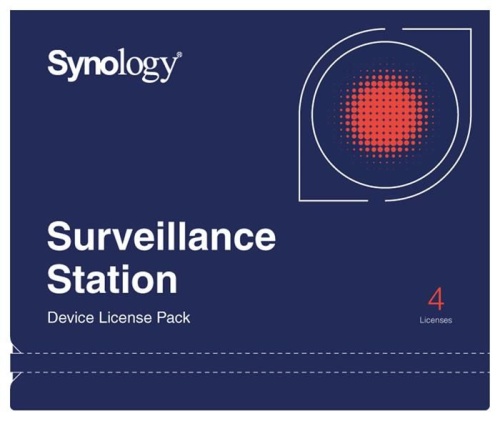 Опция для хранилища данных Synology Лицензия SURVEILLANCE STATION LICENCE PACK4 LICENCEPACK4