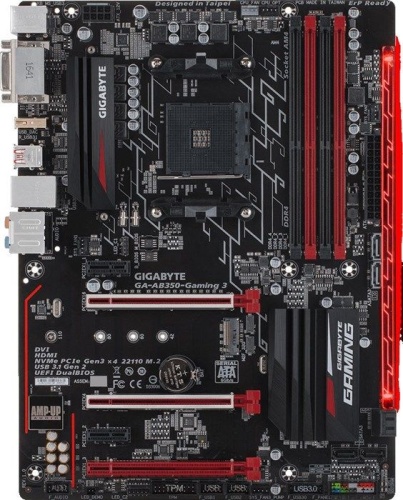 Мат. плата SocketAM4 GIGABYTE GA-AB350-GAMING3